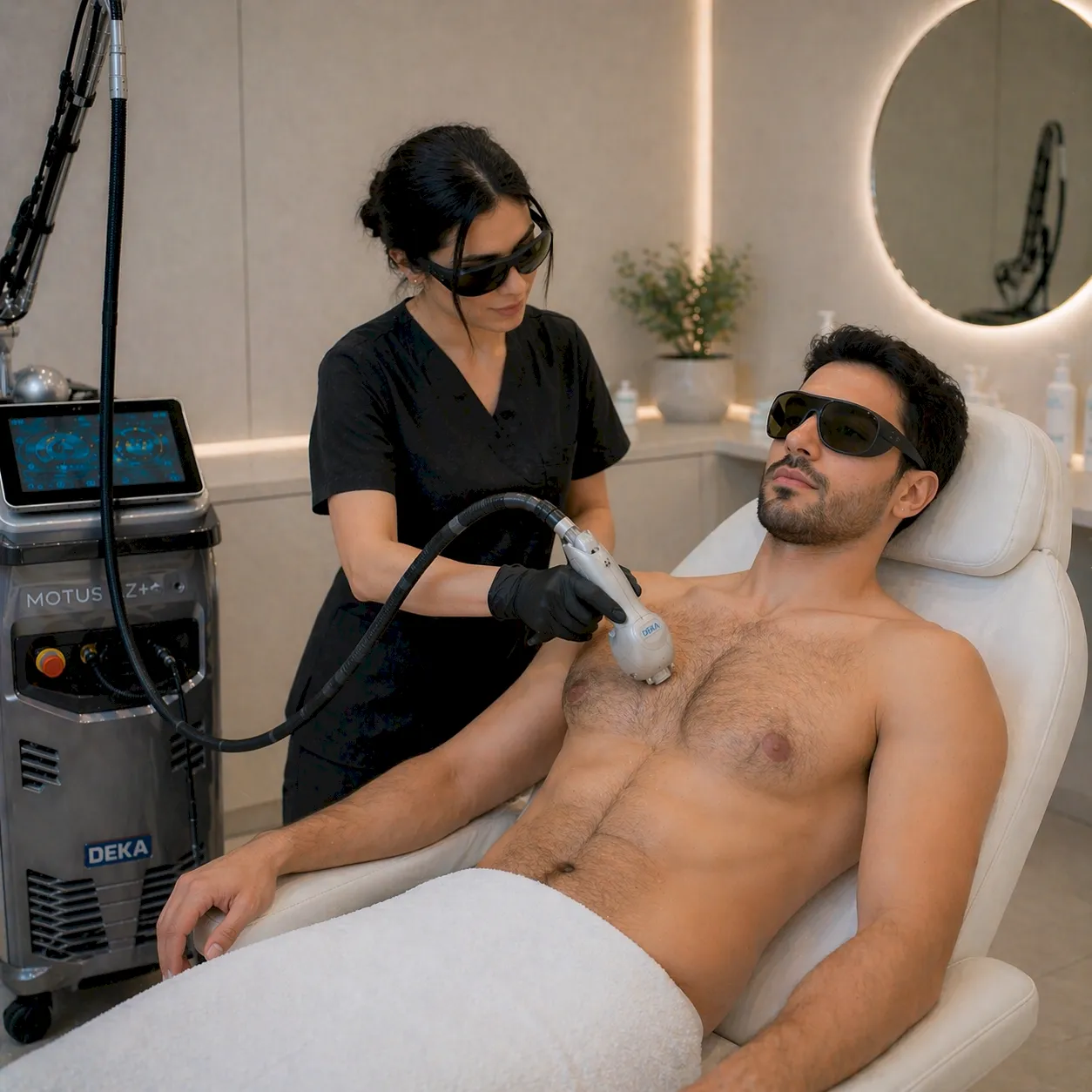 Full Chest Laser Hair Removal For Men North York