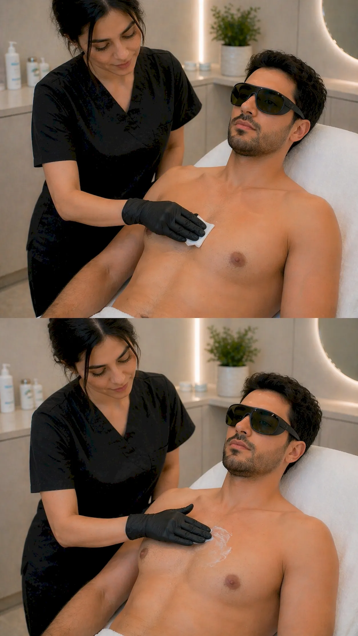 Full Chest Laser Hair Removal For Men North York