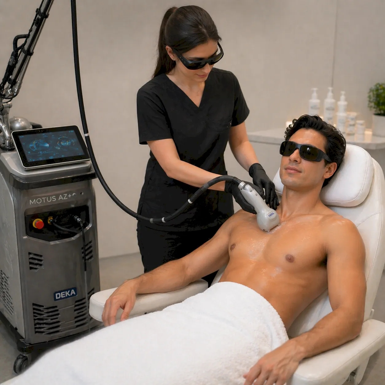 Shoulders Laser Hair Removal For Men in North York