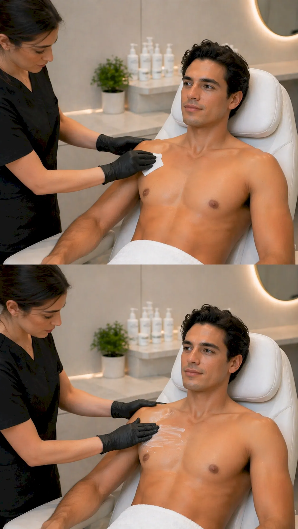 Shoulders Laser Hair Removal For Men in North York